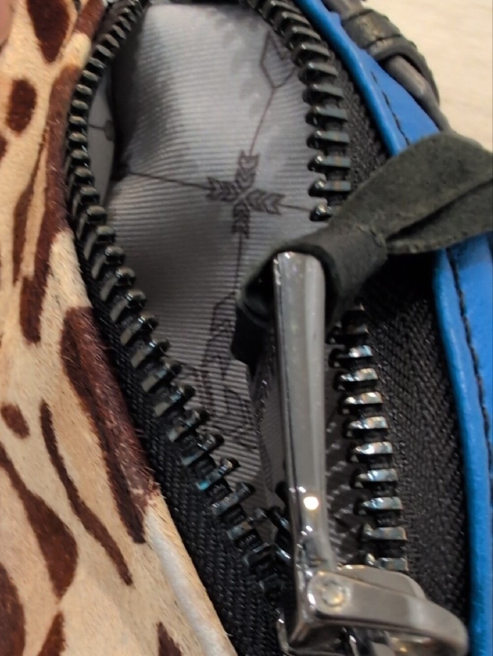 Aimee Kestenberg Black Leather & Leopard Print Crossbody Bag - Picture 9 of 16